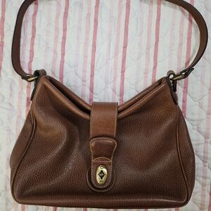 Coach Brown Leather Shoulder Bag
